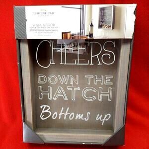 Wine Cork Shadow Box Display Decorative Wall or Shelf Decor 11x14